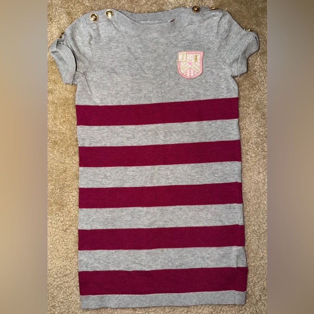 Girls Juicy Couture Stripped Dress Sz 6